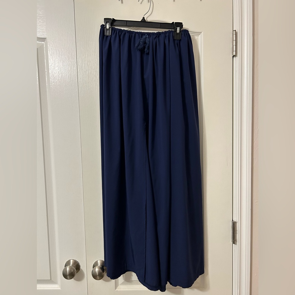Navy blue maxi skirt